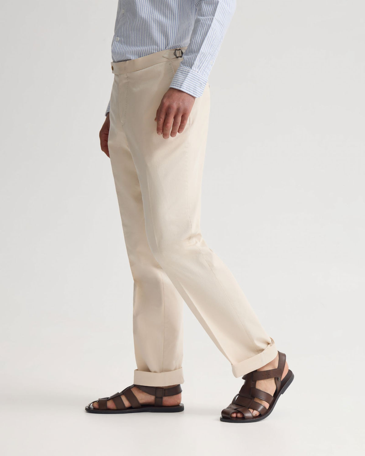 Bryon Pants With Side Tab And Cuff MENS TROUSERS