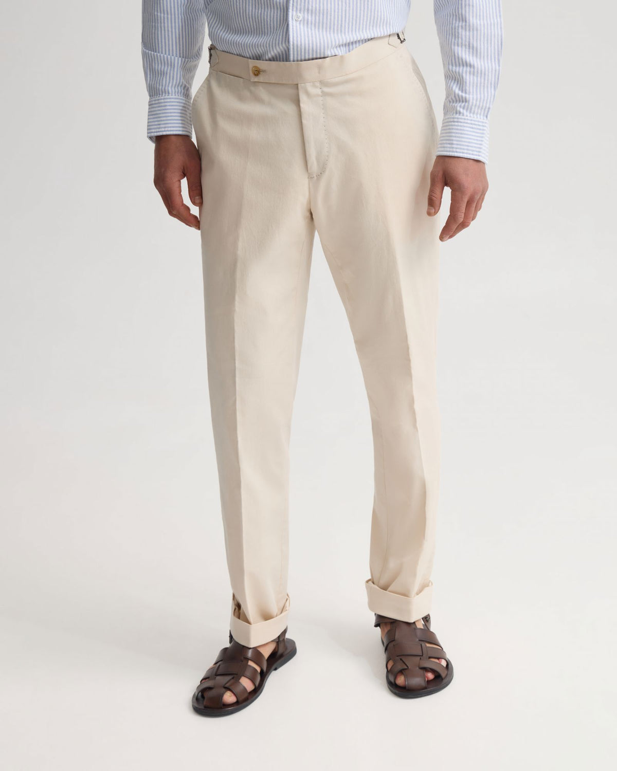 Bryon Pants With Side Tab And Cuff MENS TROUSERS