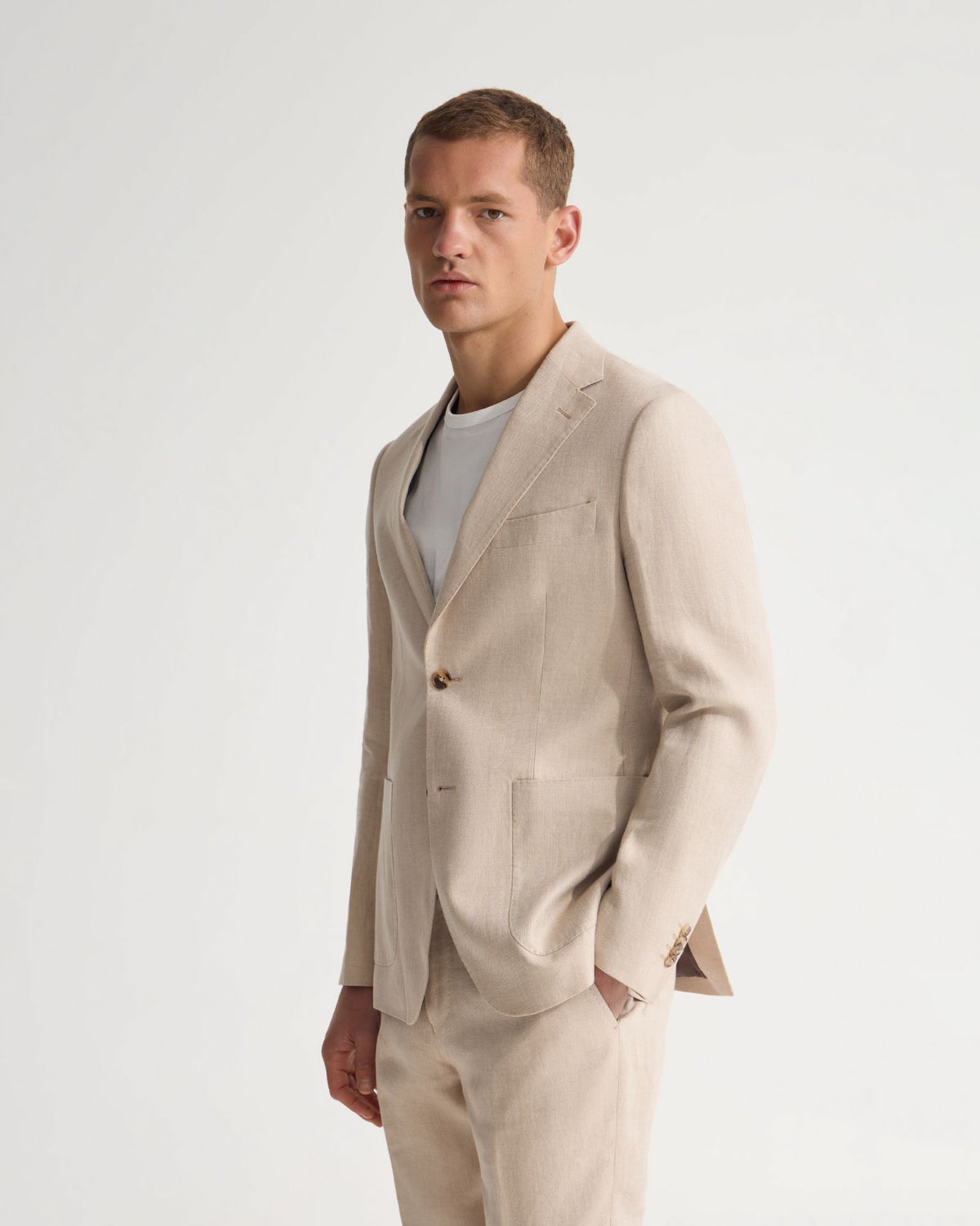 Wordsworth Linen Blazer MENS JACKETS AND COATS