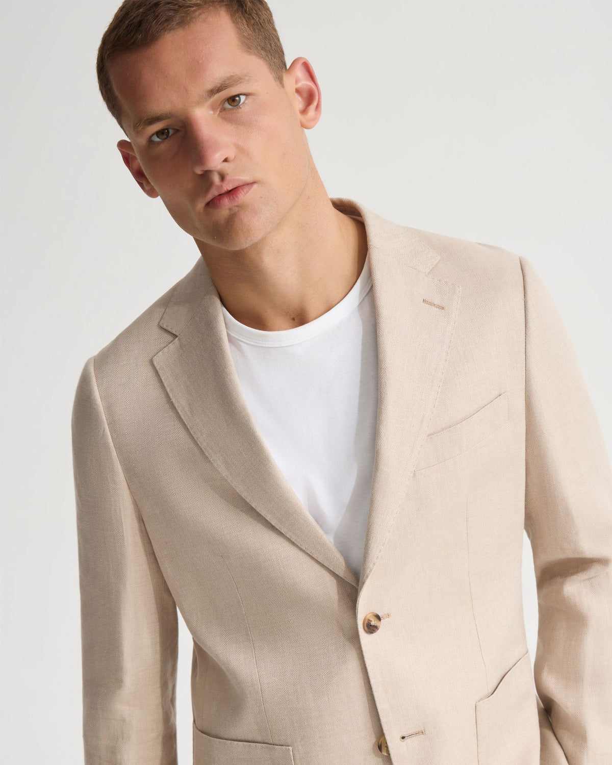 Wordsworth Linen Blazer MENS JACKETS AND COATS