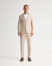 Bryon Herringbone Pant Side Tab/Cuf MENS TROUSERS
