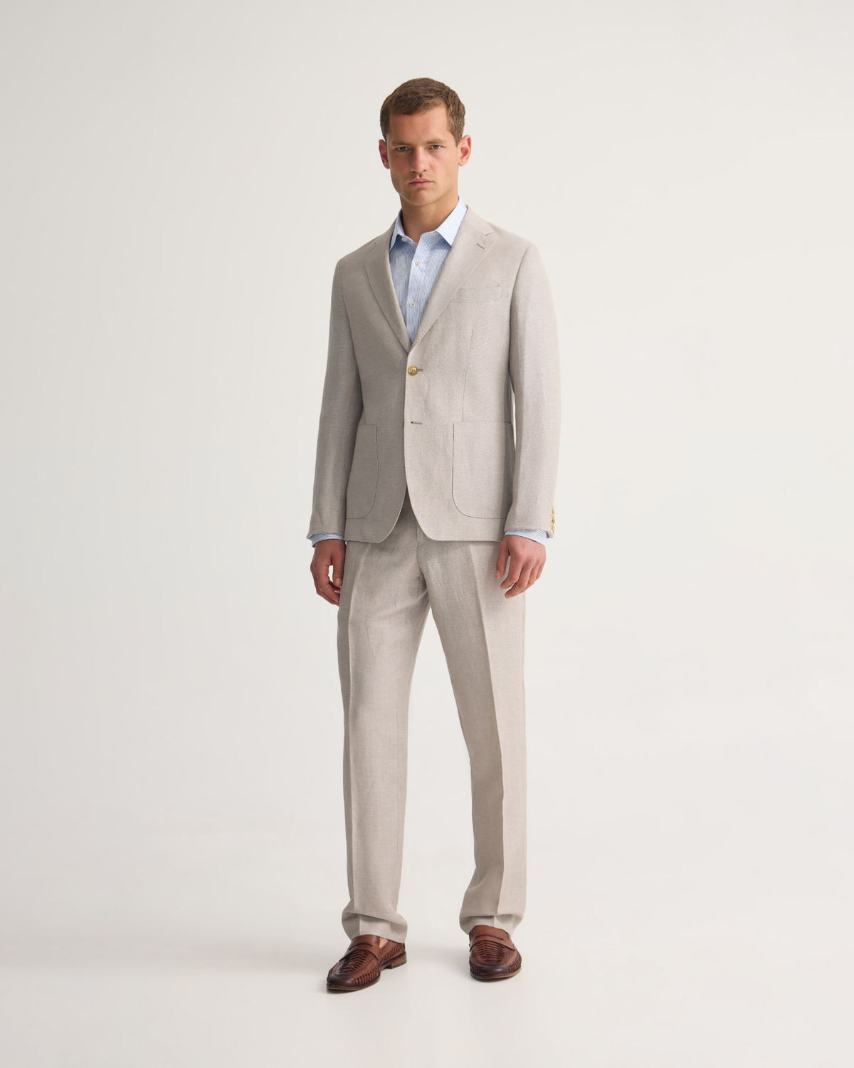 Wordsworth Wool/Linen Suit Trouser MENS SUITS
