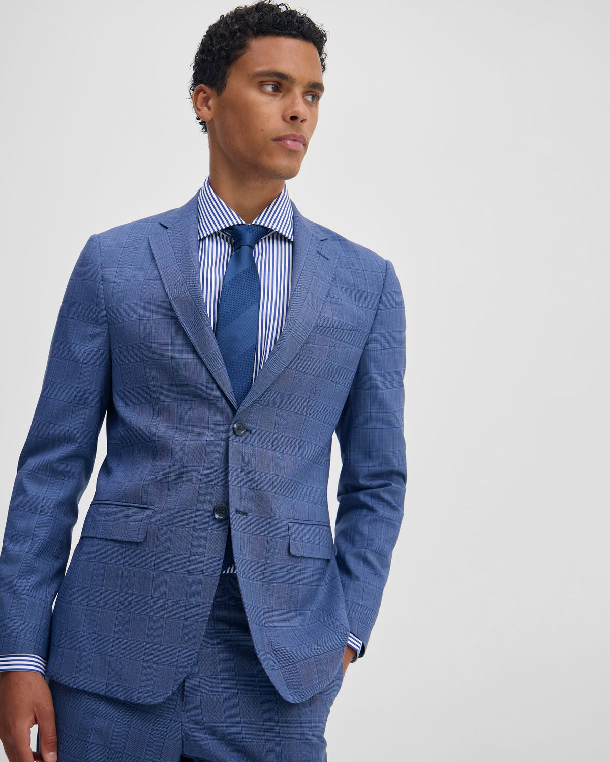 Byron Checked Suit Jacket MENS SUITS