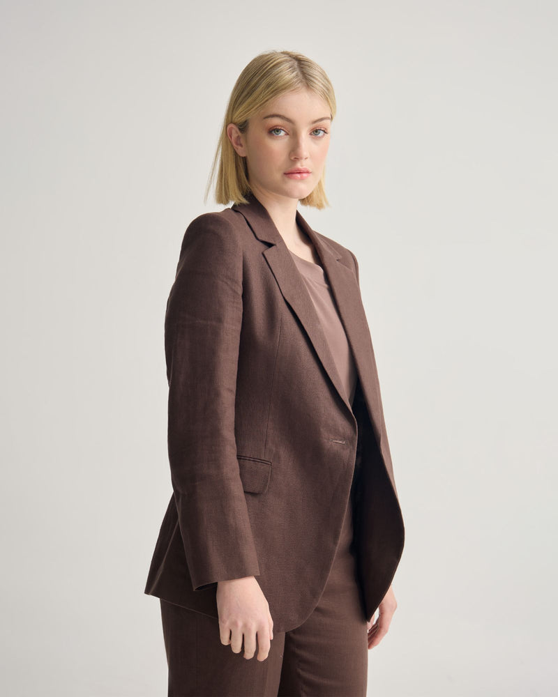 Raffi Linen Blazer WOMENS SUITS JKTS COATS