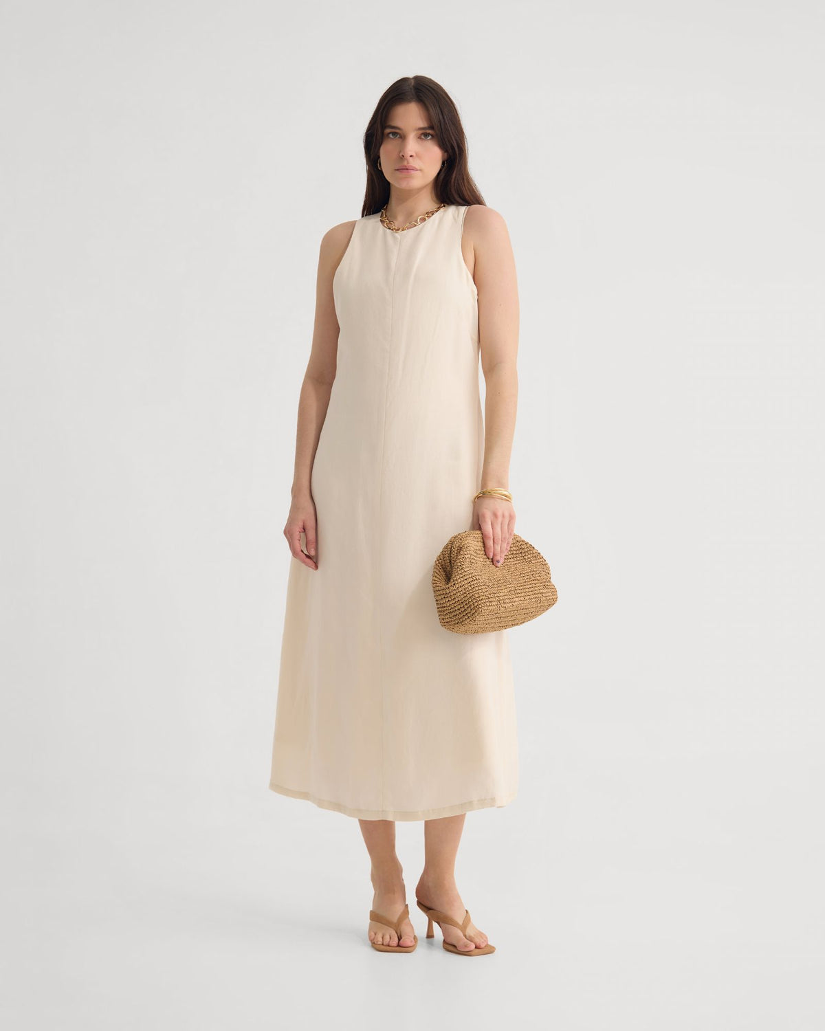 Miriam Linen Blend Dress WOMENS DRESSES