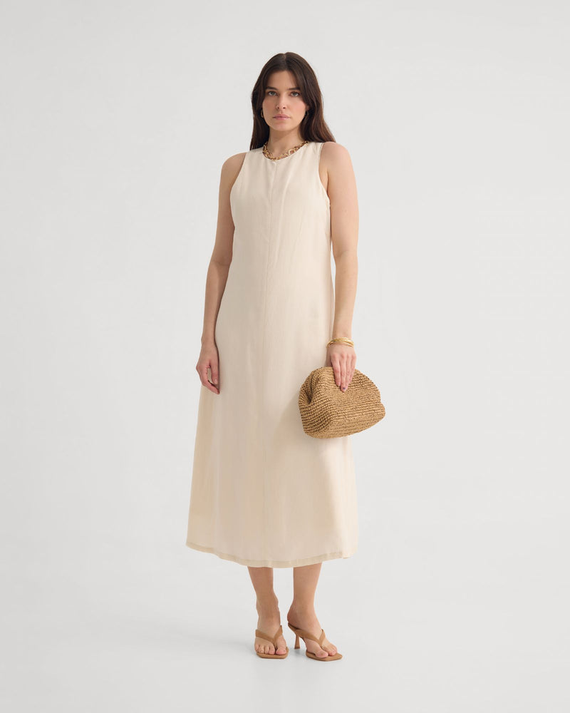 Miriam Linen Blend Dress WOMENS DRESSES