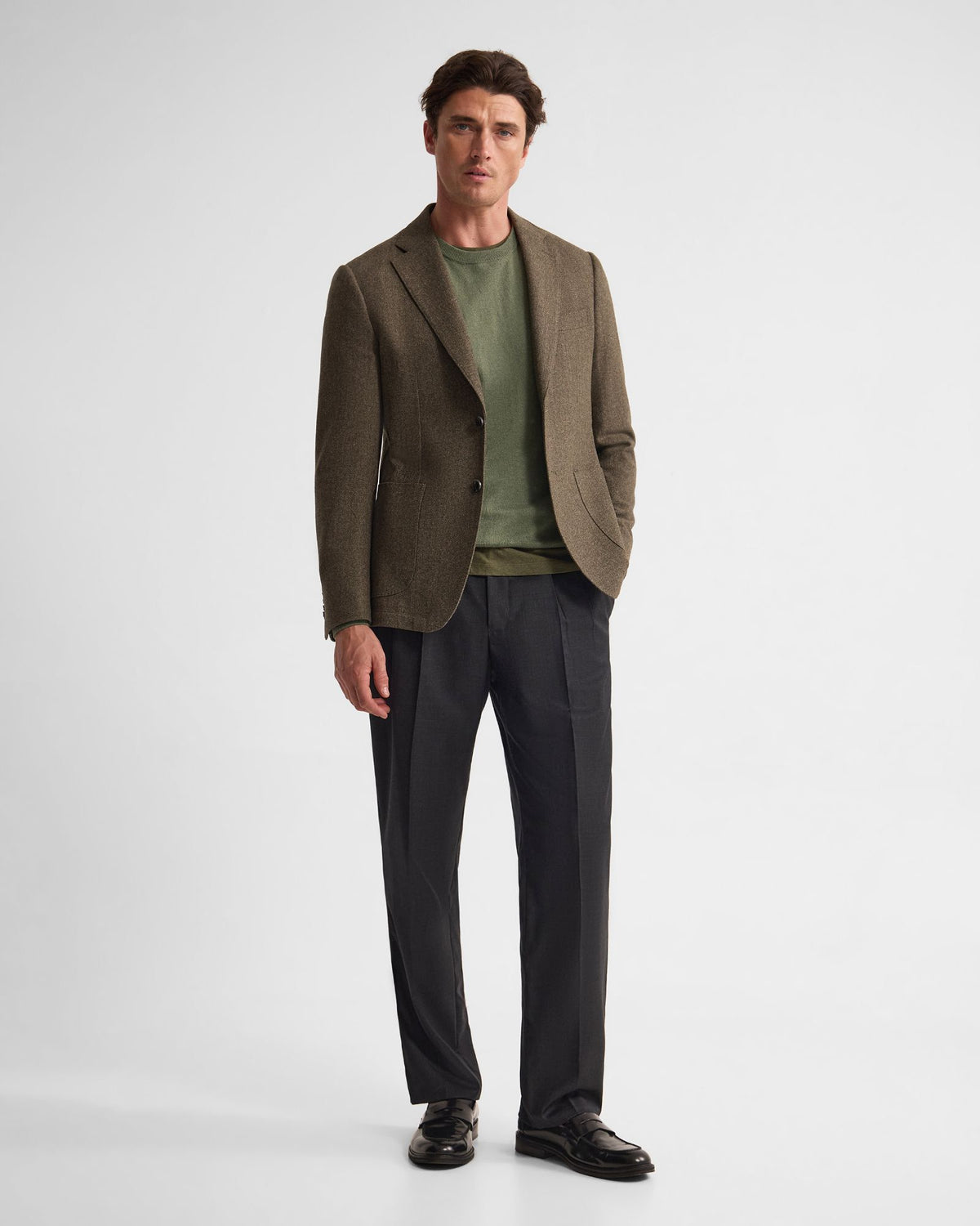 Wordsworth Luxury Herringbone Blazer MENS JACKETS AND COATS