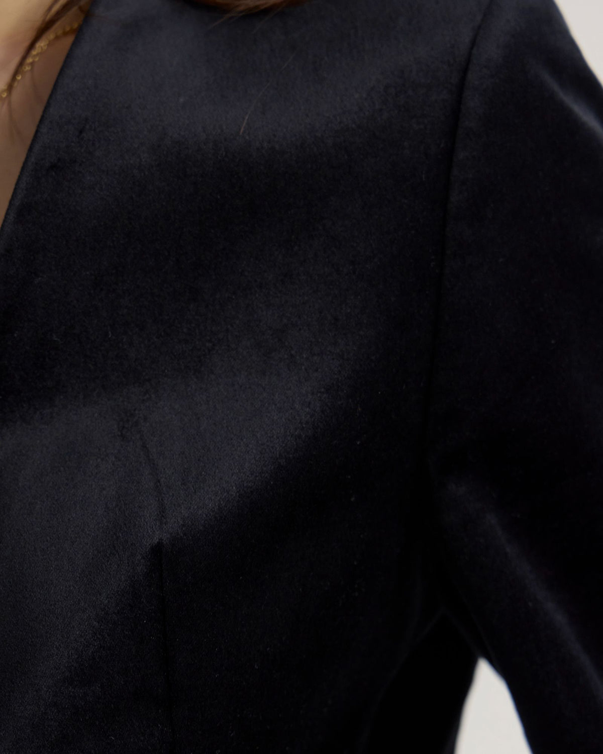 Raffi Velvet Collarless Blazer WOMENS SUITS JKTS COATS