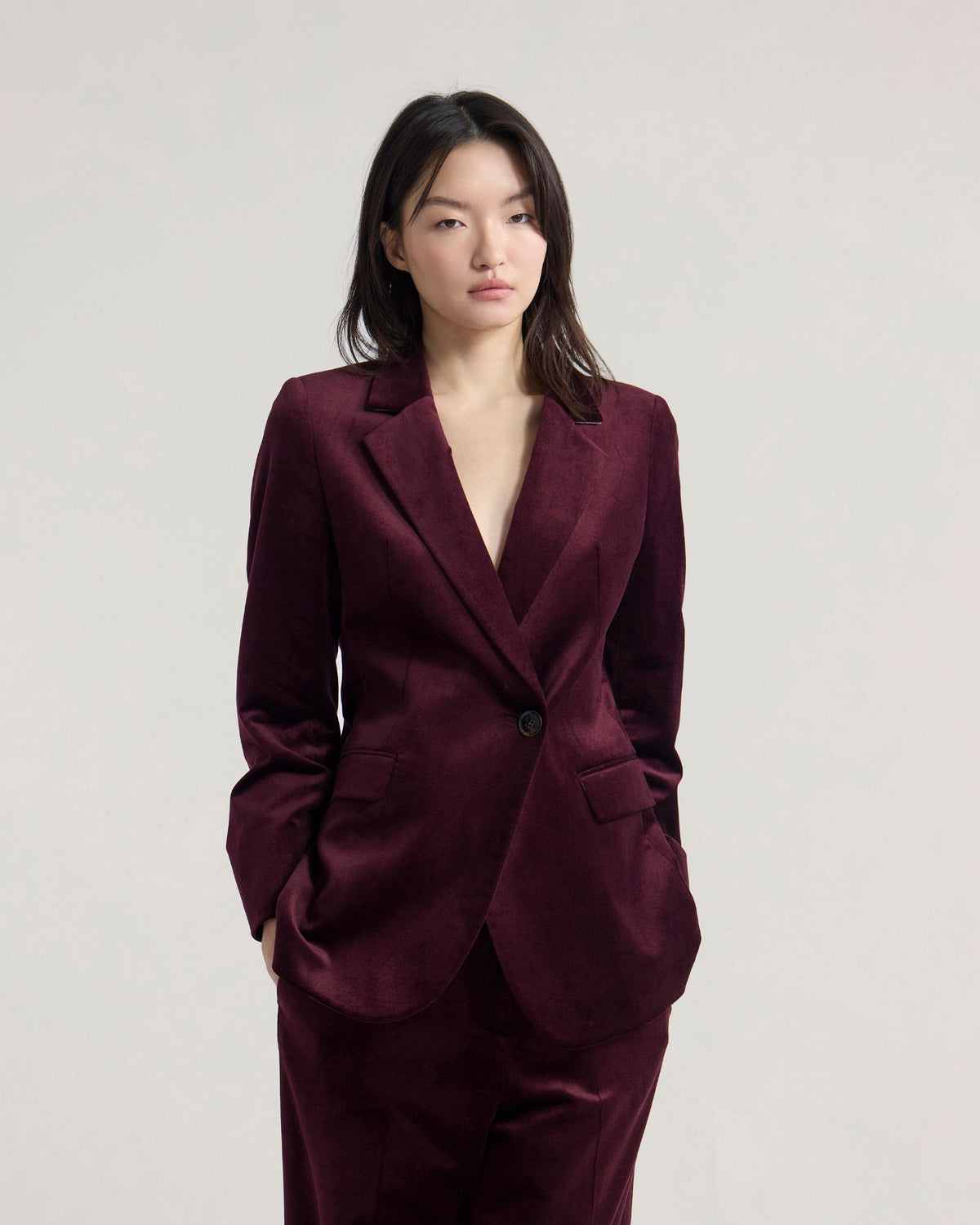 Raffi Velvet Blazer WOMENS SUITS JKTS COATS