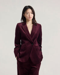 Raffi Velvet Blazer WOMENS SUITS JKTS COATS