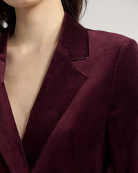 Raffi Velvet Blazer WOMENS SUITS JKTS COATS