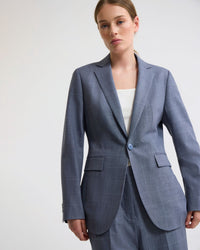 Ebony Wool Blend Suit Jacket WOMENS SUITS JKTS COATS