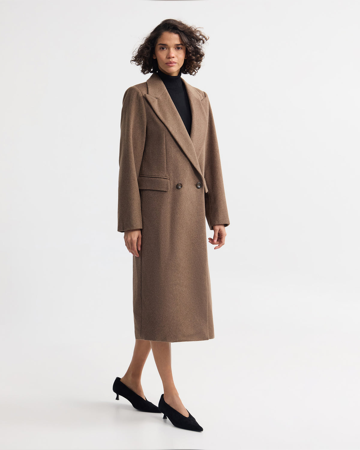 Saskia Double Breasted Wool Rich Coat WOMENS SUITS JKTS COATS