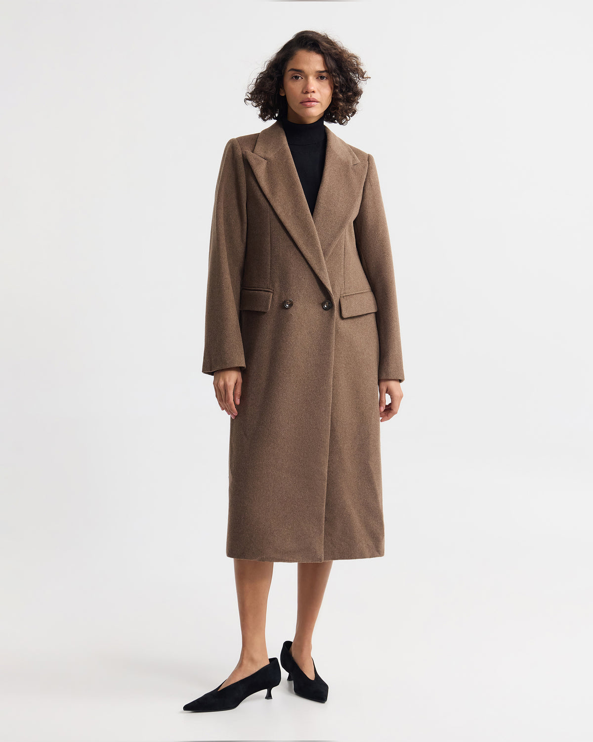 Saskia Double Breasted Wool Rich Coat WOMENS SUITS JKTS COATS