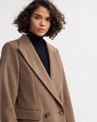 Saskia Double Breasted Wool Rich Coat WOMENS SUITS JKTS COATS