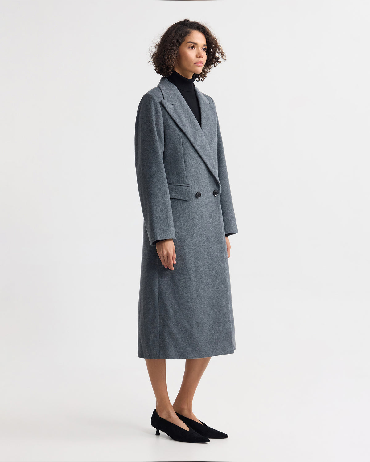 Saskia Double Breasted Wool Rich Coat WOMENS SUITS JKTS COATS