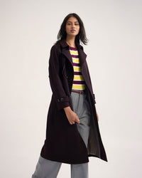 Gemma Wool Rich Trench Coat WOMENS SUITS JKTS COATS