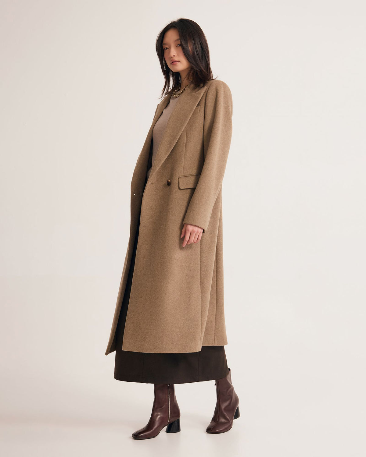 Saskia Double Breasted Wool Rich Coat WOMENS SUITS JKTS COATS
