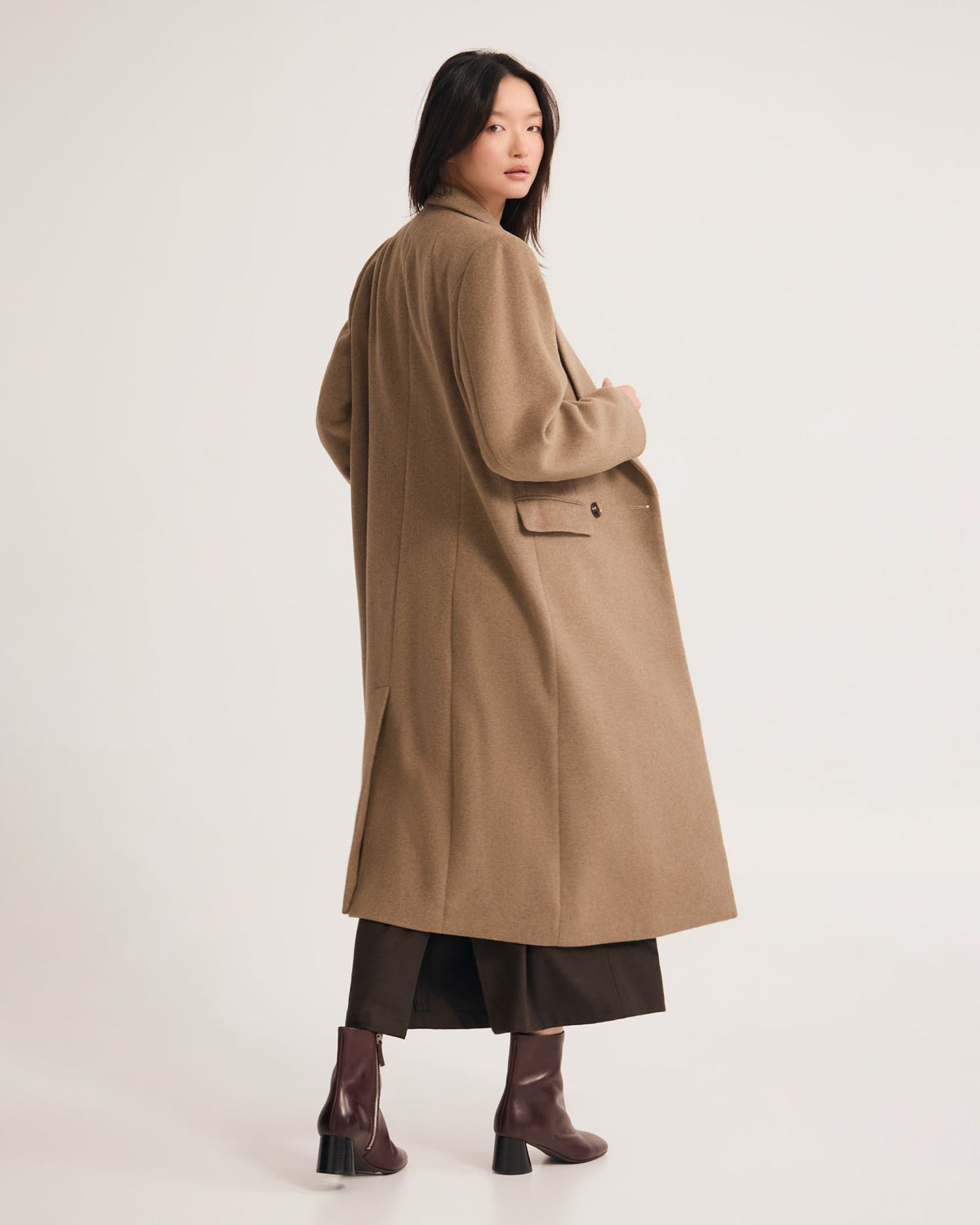 Saskia Double Breasted Wool Rich Coat WOMENS SUITS JKTS COATS