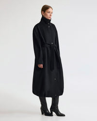 Emily Funnel Collar Wool Blend Coat WOMENS SUITS JKTS COATS