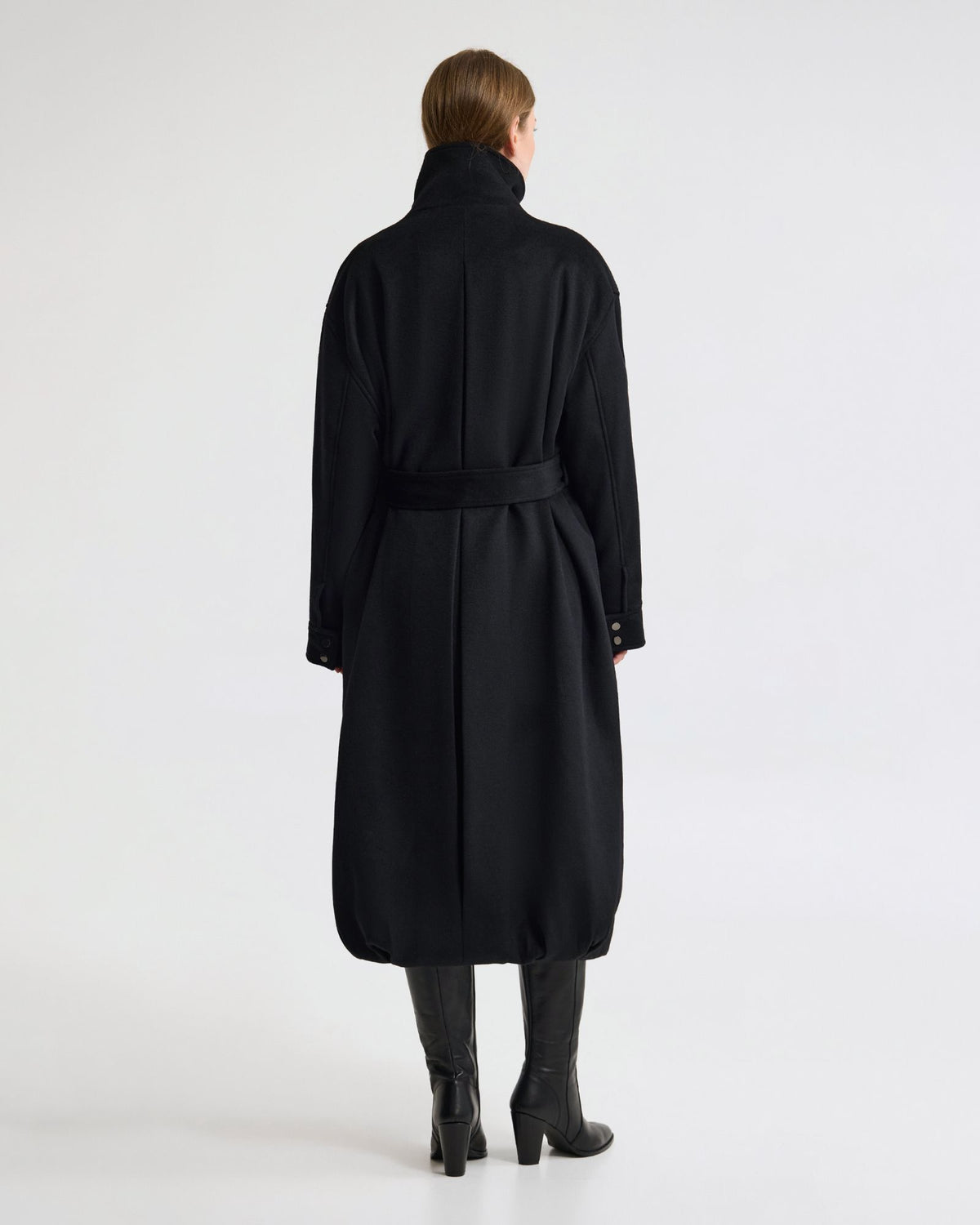 Emily Funnel Collar Wool Blend Coat WOMENS SUITS JKTS COATS