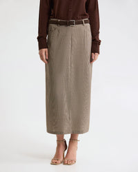 Harper Pure Wool Column Skirt