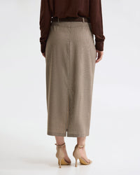 Harper Pure Wool Column Skirt