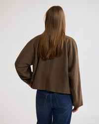 Asher Wool Blend Cocoon Jacket WOMENS KNITWEAR