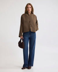 Asher Wool Blend Cocoon Jacket WOMENS KNITWEAR