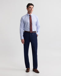 Byron Wool Checked Suit Trousers MENS SUITS