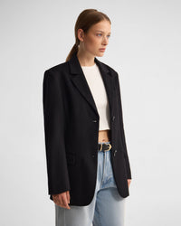 Jordan Wool Blend Oversized Blazer WOMENS SUITS JKTS COATS