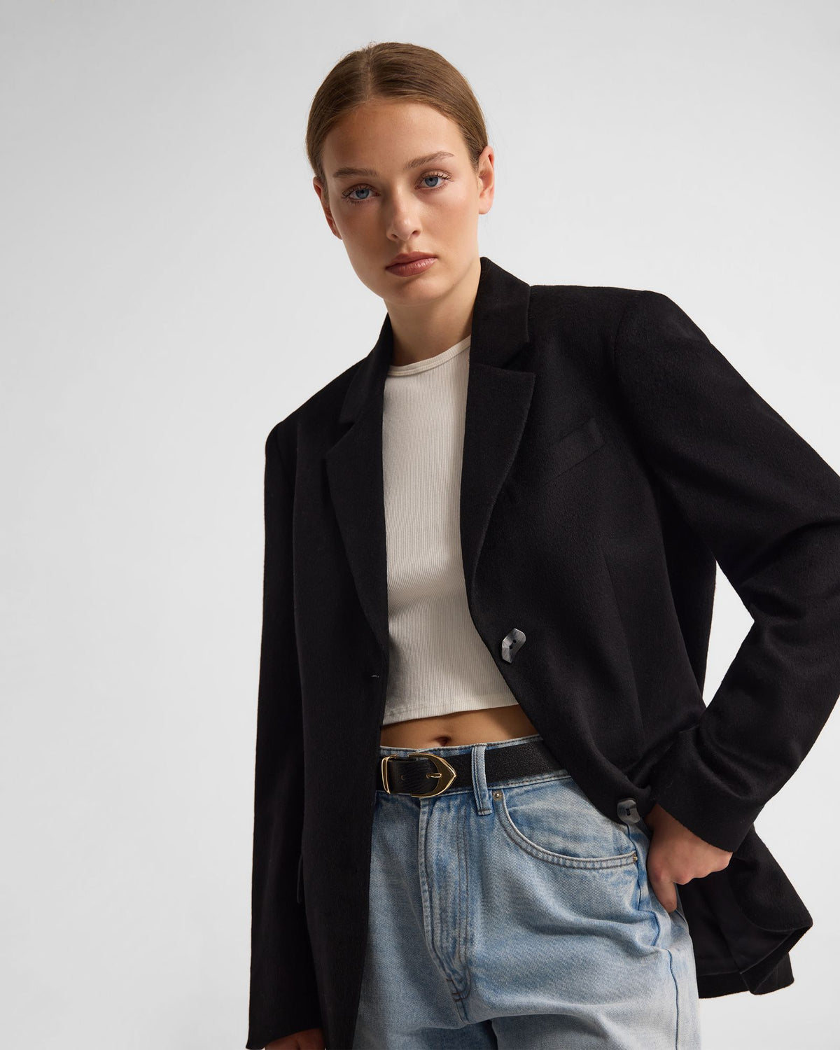 Jordan Wool Blend Oversized Blazer WOMENS SUITS JKTS COATS