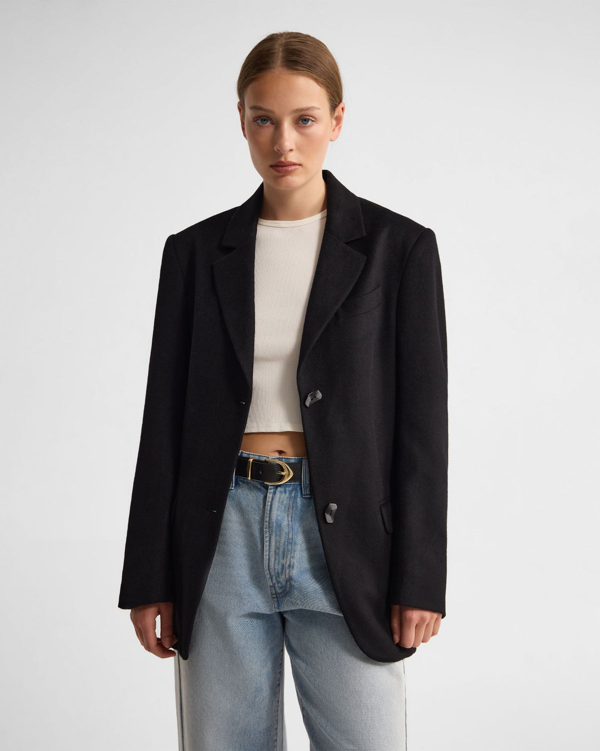 Jordan Wool Blend Oversized Blazer WOMENS SUITS JKTS COATS