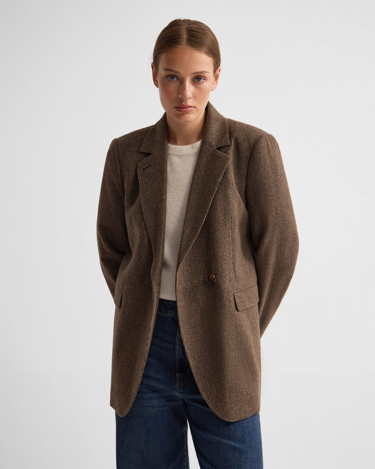 Calliope Blazer With Button Lapel WOMENS SUITS JKTS COATS