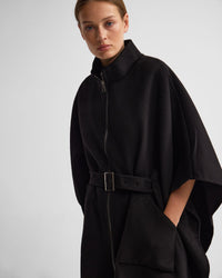 Elodie Wool Blend Cape WOMENS SUITS JKTS COATS