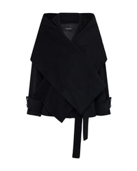 Sarina Wool Blend Scarf Jacket WOMENS SUITS JKTS COATS