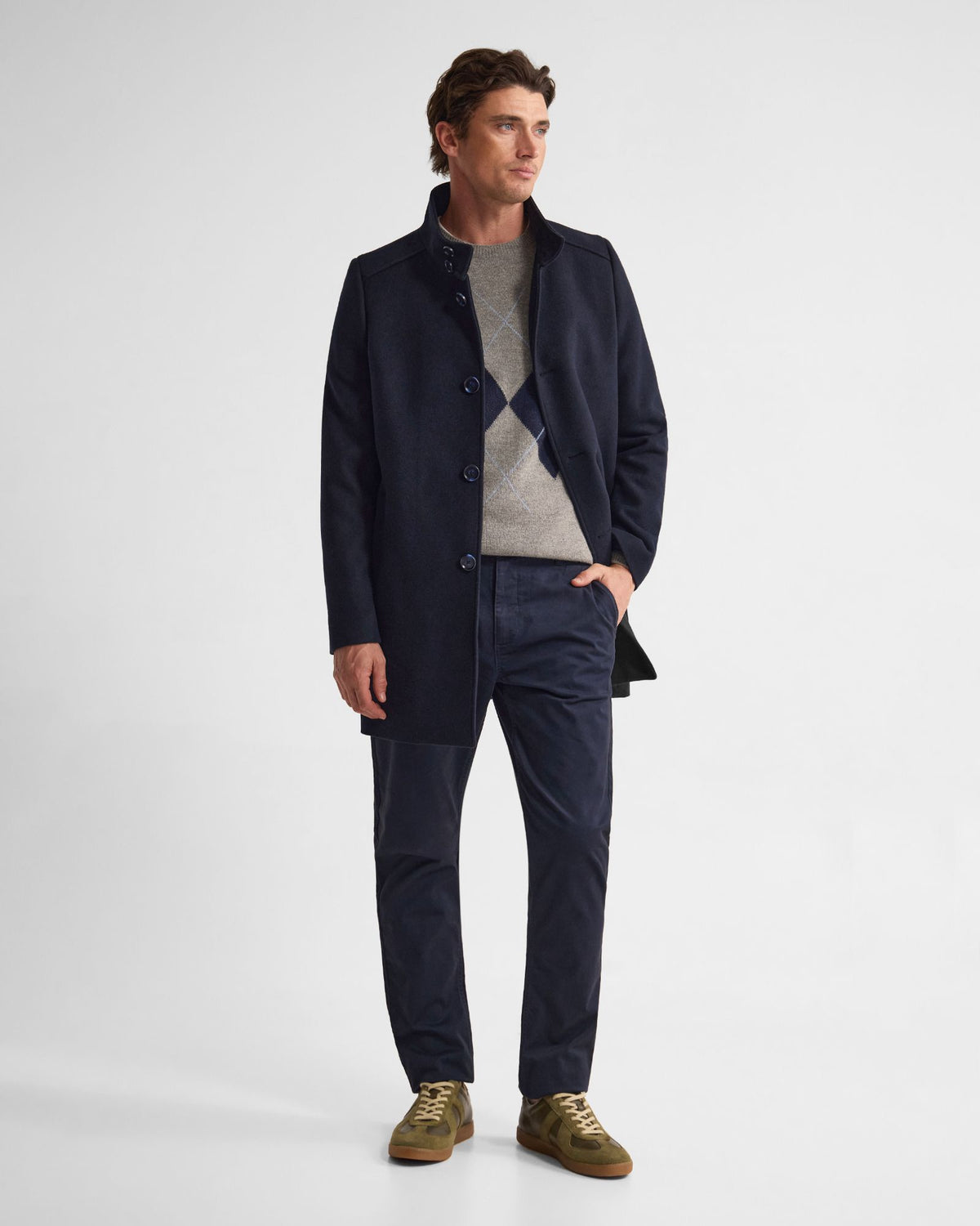 Dunbar Wool Rich Coat MENS JACKETS AND COATS