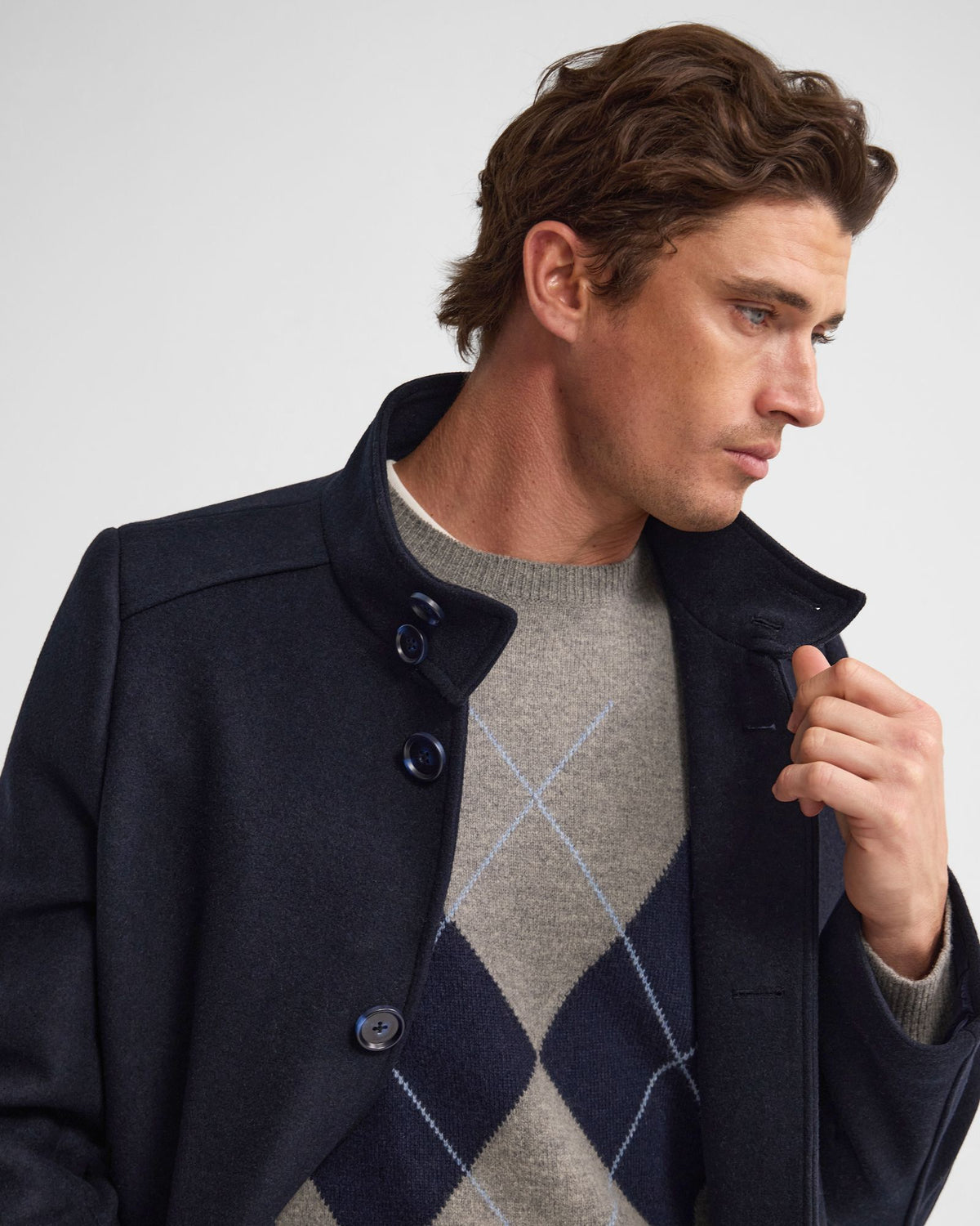 Dunbar Wool Rich Coat MENS JACKETS AND COATS
