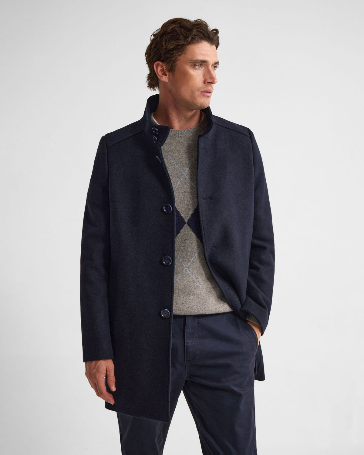 Dunbar Wool Rich Coat MENS JACKETS AND COATS