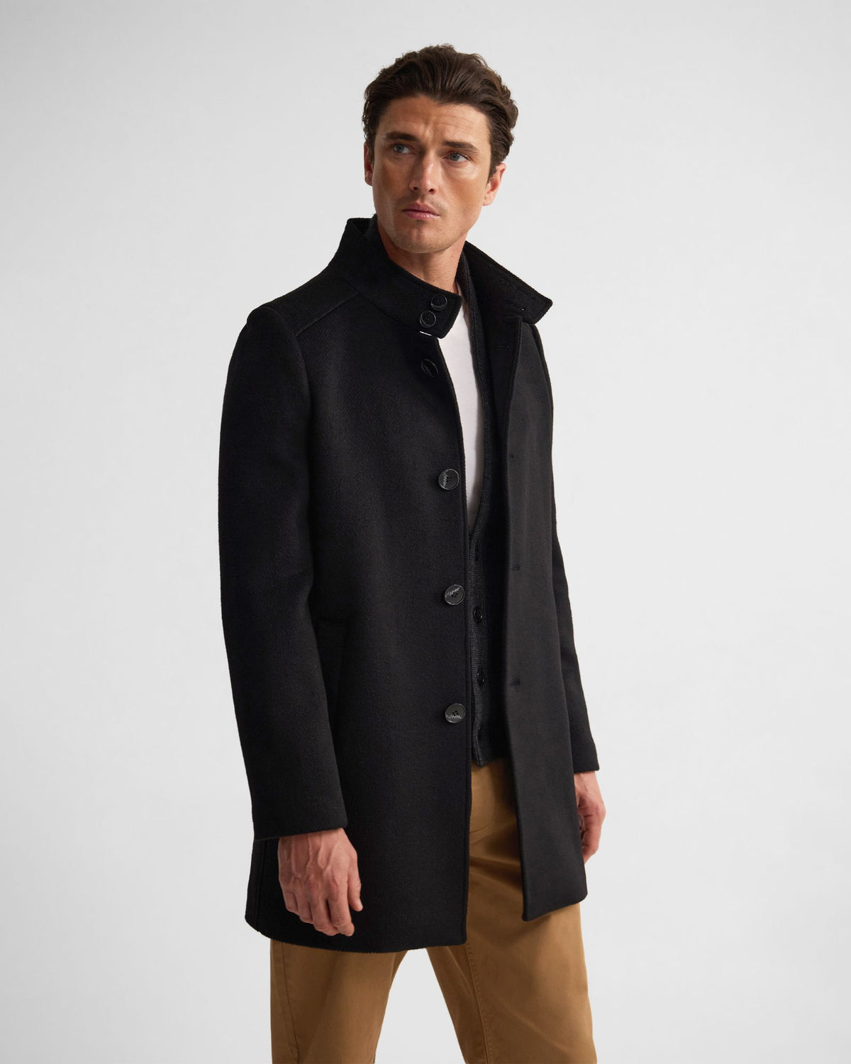 Dunbar Wool Rich Coat MENS JACKETS AND COATS