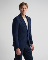 Blake Wool Blend Peak Lapel Blazer MENS JACKETS AND COATS