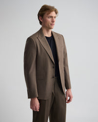 Blake Wool Blend Peak Lapel Blazer MENS JACKETS AND COATS