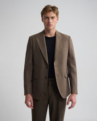 Blake Wool Blend Peak Lapel Blazer MENS JACKETS AND COATS