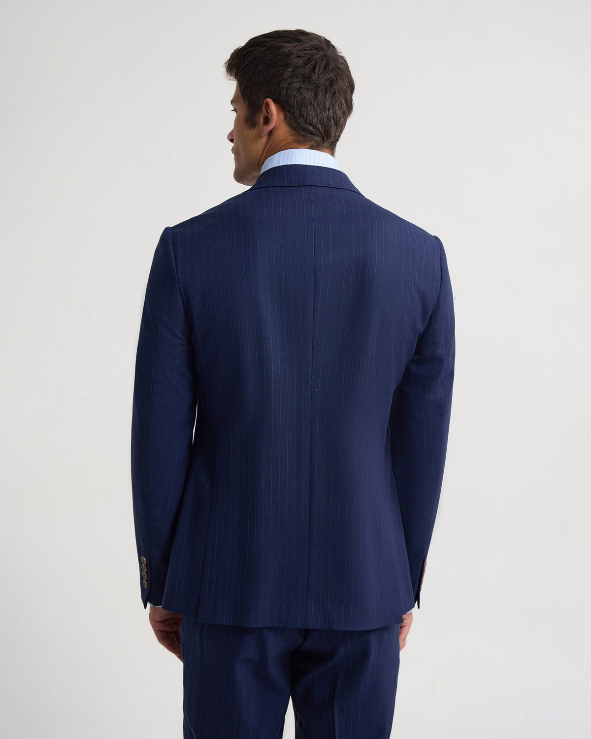 Byron Wool Stripe Suit Jacket