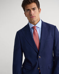 Byron Wool Stripe Suit Jacket