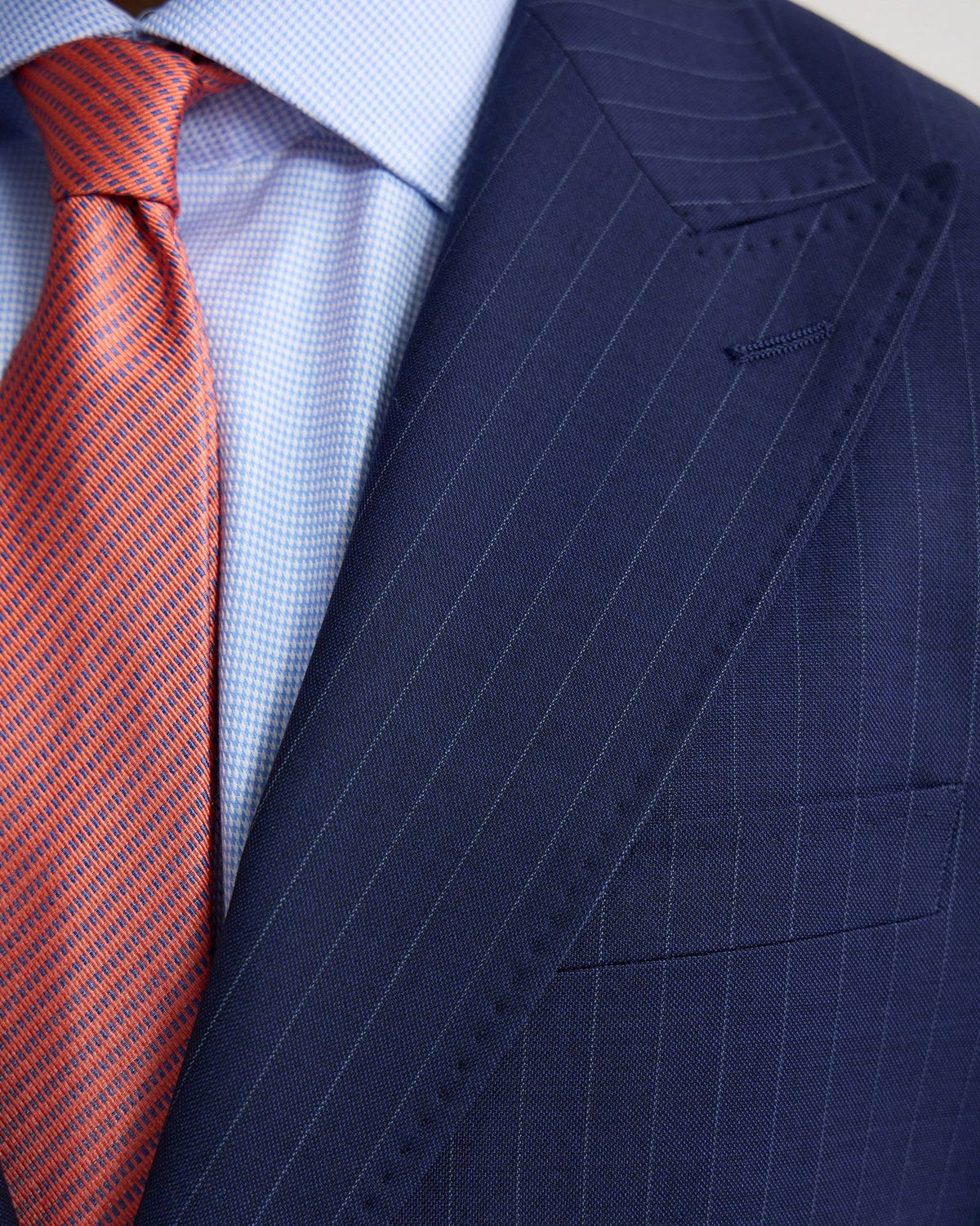 Byron Wool Stripe Suit Jacket