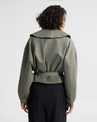 Indie Crop Belt Waist Jacket WOMENS SUITS JKTS COATS