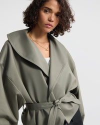 Indie Crop Belt Waist Jacket WOMENS SUITS JKTS COATS