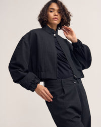 Frankie Crop Bomber Jacket WOMENS SUITS JKTS COATS