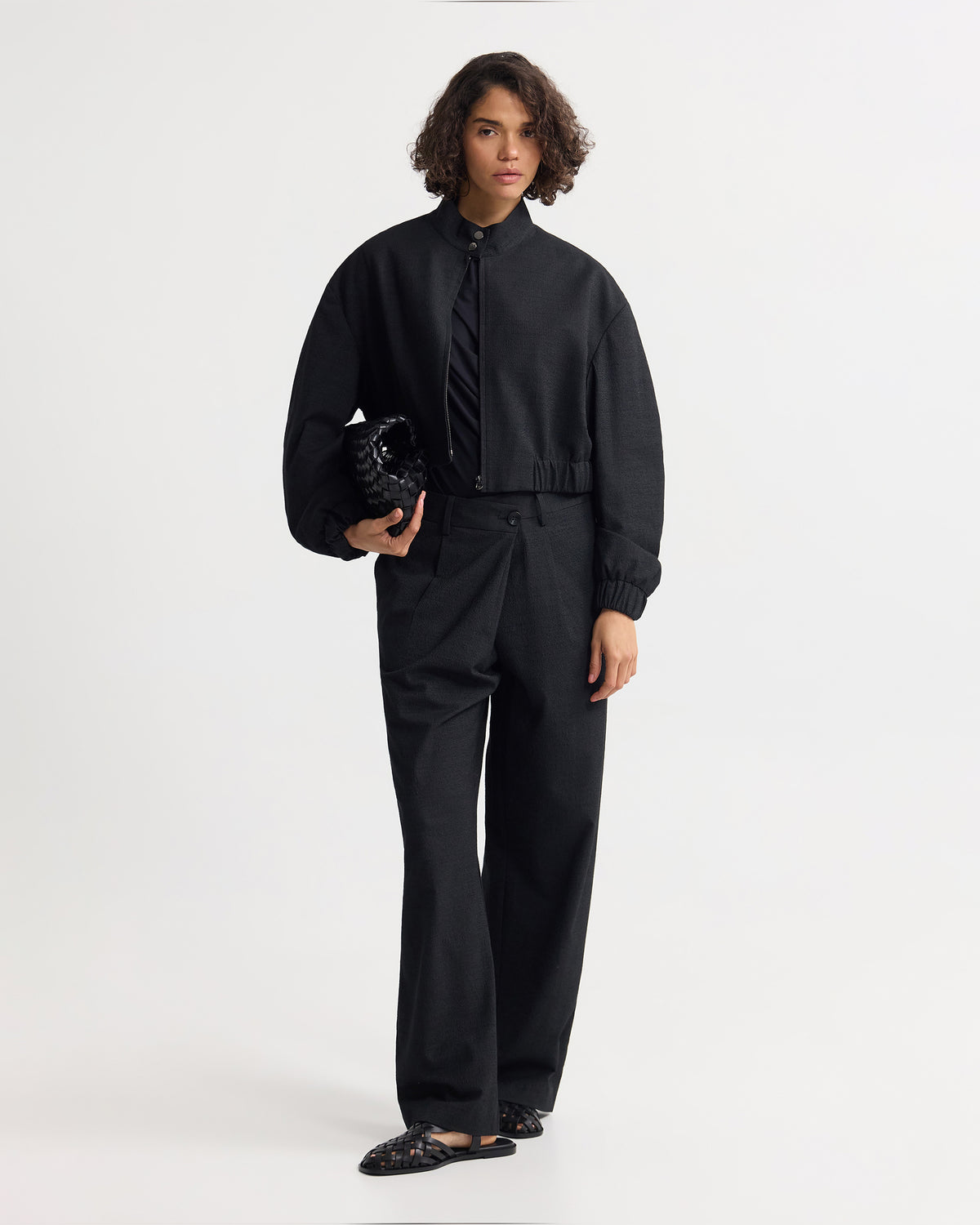 Frankie Crop Bomber Jacket WOMENS SUITS JKTS COATS